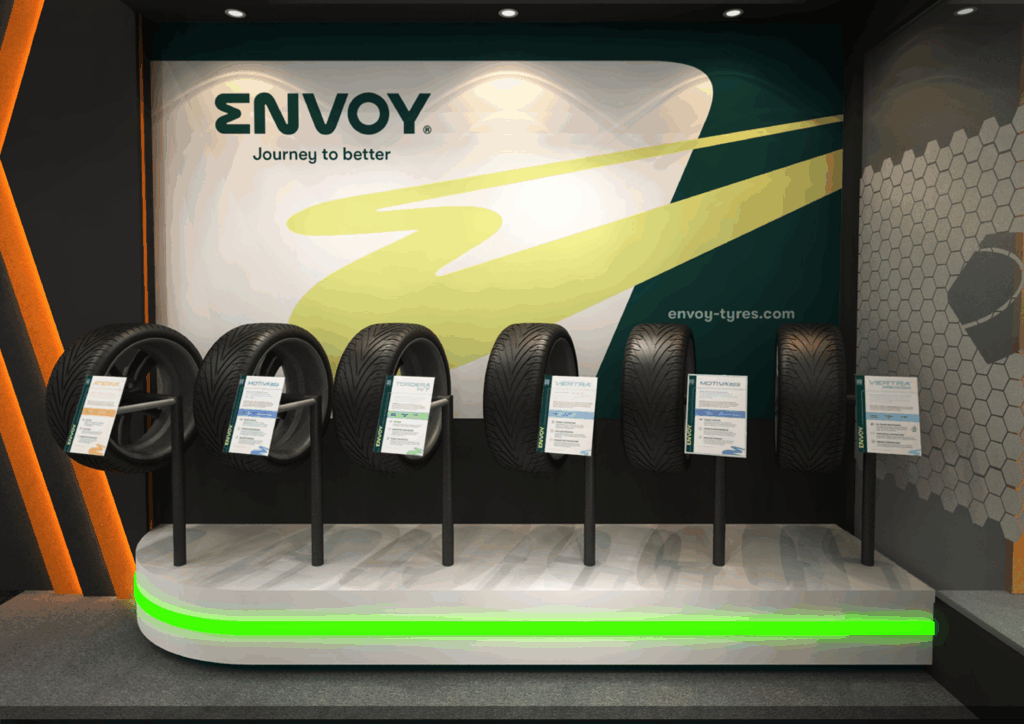 Render of the Envoy stand due to appear at Citexpo 2025