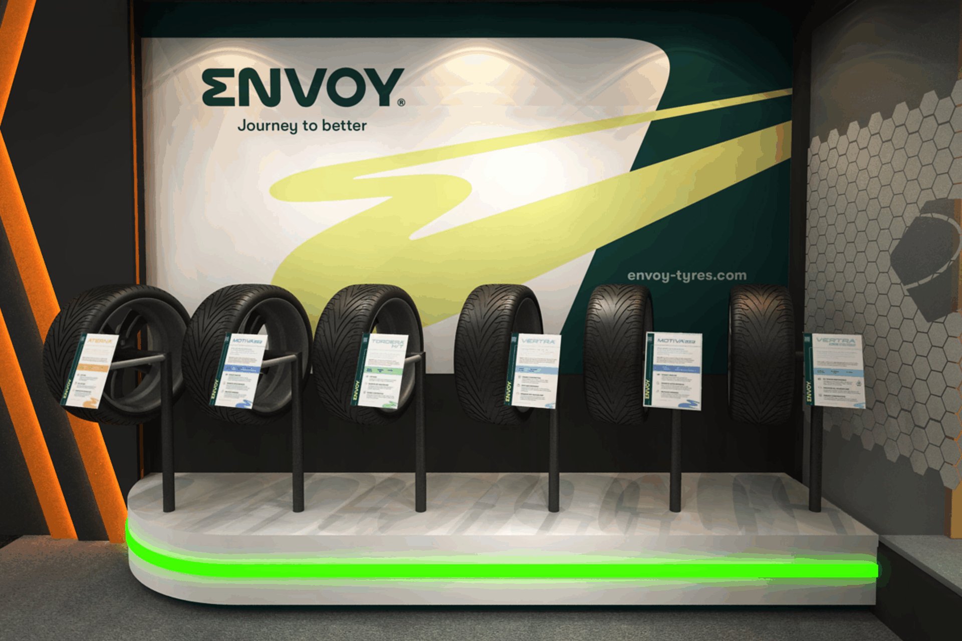 Render of the Envoy stand due to appear at Citexpo 2025
