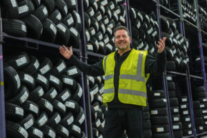 Paul Cowland with Envoy tyres